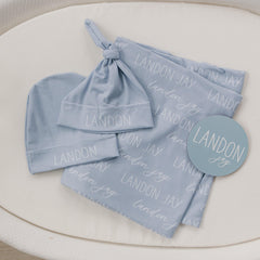 Personalized Baby Swaddle Blanket, Perfect Baby Shower Gift JS12