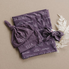 Personalized Baby Swaddle Blanket, Perfect Baby Shower Gift JS12