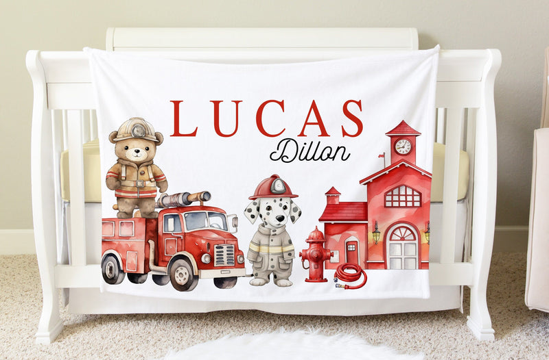 Firefighter Baby Blanket, BB52