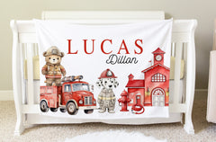 Firefighter Baby Blanket, BB52