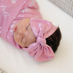 Personalized Baby Swaddle Blanket, Perfect Baby Shower Gift JS44