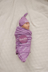 Personalized Swaddle and Sign Bundle Optional, Best Baby Shower Gift JS01