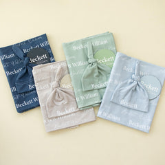 Personalized Baby Swaddle Blanket, Perfect Baby Shower Gift JS01