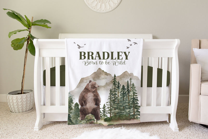 Woodland Bear Blanket