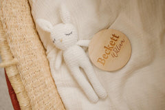 Personalized Swaddle and Sign Bundle Optional, Best Baby Shower Gift JS01