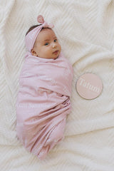 Personalized Swaddle and Sign Bundle Optional, Best Baby Shower Gift JS01
