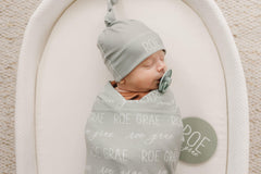Personalized Baby Swaddle Blanket, Perfect Baby Shower Gift JS12