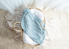 Gender Neutral Hospital Name Blanket, Baby Shower GiftJS22