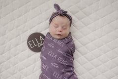 Personalized Baby Swaddle Blanket, Perfect Baby Shower Gift JS12