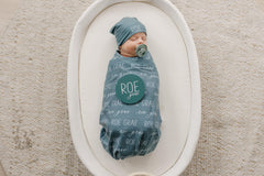 Personalized Baby Swaddle Blanket, Perfect Baby Shower Gift JS12