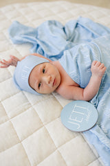 Personalized Baby Swaddle Blanket, Perfect Baby Shower Gift JS12