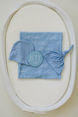 Personalized Baby Swaddle Blanket, Perfect Baby Shower Gift JS12