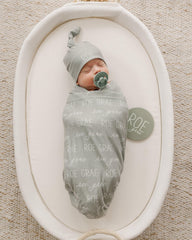 Personalized Baby Swaddle Blanket, Perfect Baby Shower Gift JS12