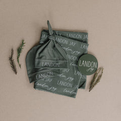 Personalized Baby Swaddle Blanket, Perfect Baby Shower Gift JS12