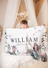 Woodland Theme, Adventure Seeker Blanket