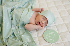 Personalized Baby Swaddle Blanket, Perfect Baby Shower Gift JS12