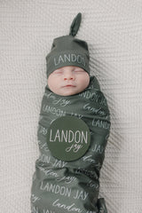 Personalized Baby Swaddle Blanket, Perfect Baby Shower Gift JS12