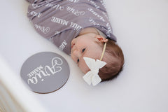 Personalized Baby Swaddle Blanket, Perfect Baby Shower Gift JS46