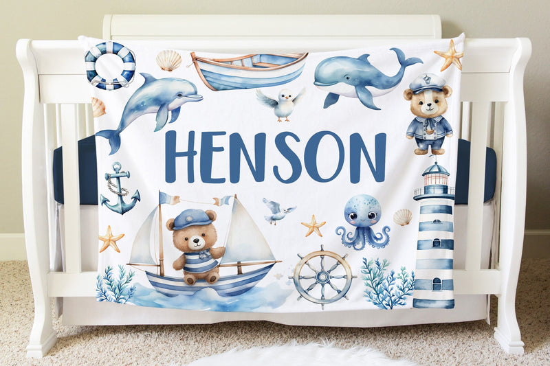 Sea Nautical Blanket, BB42