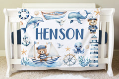 Sea Nautical Blanket, BB42