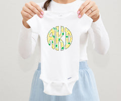 Lemon Monogram Onesie® - Toddler Shirt