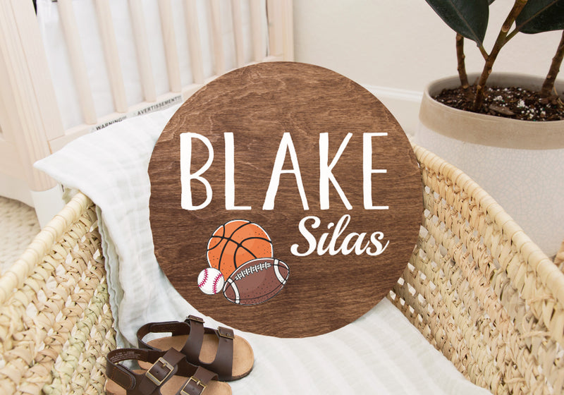 Sports Name Sign