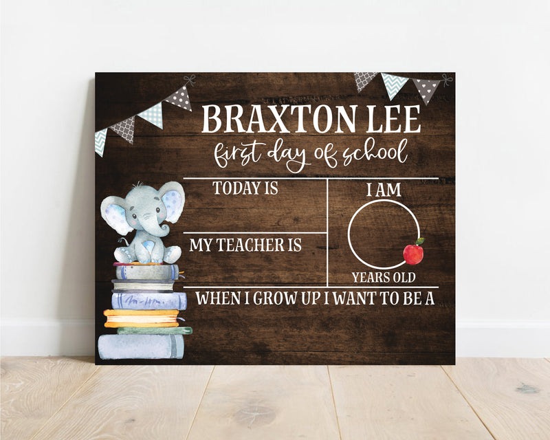 Personalized School Sign