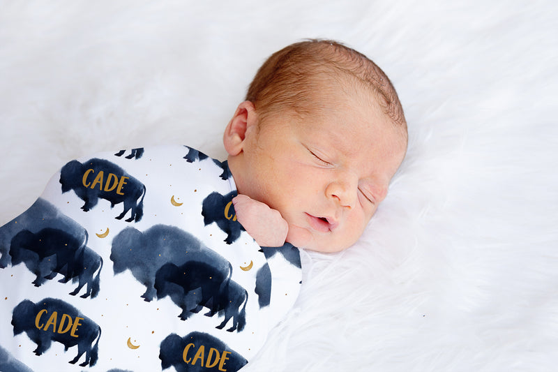 Personalized swaddle hot sale blanket groupon