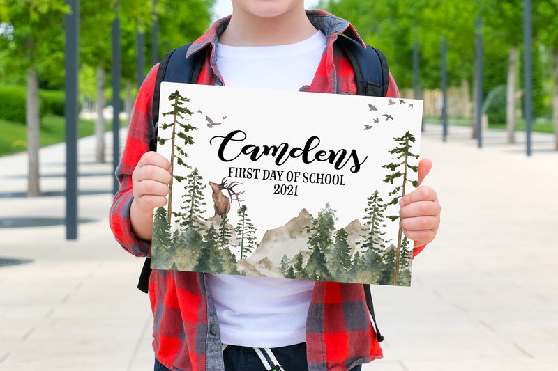 Personalized School Sign