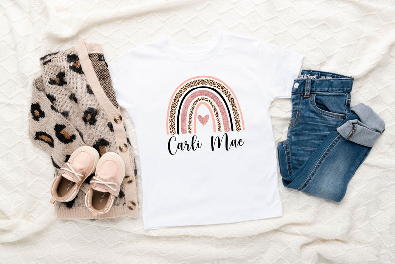 Leopard Rainbow Onesie® - Toddler Shirt