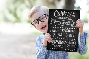 Personalized School Sign