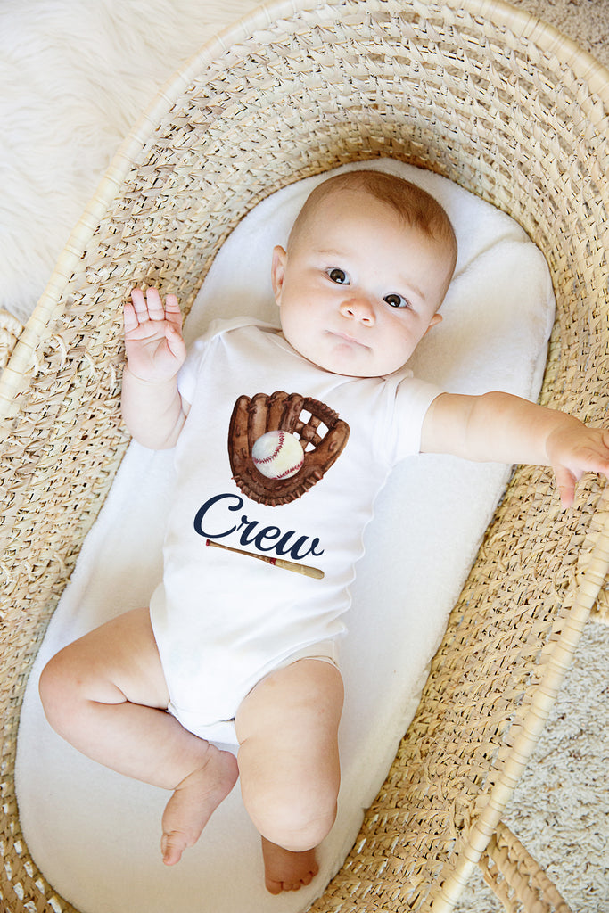 Baby best sale baseball onesie