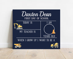 Personalized School Sign