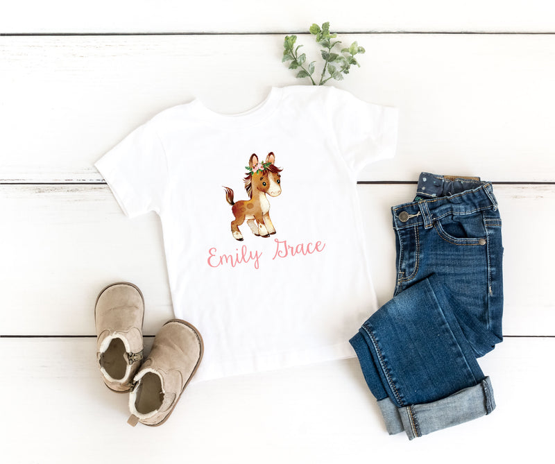 Personalized Horse Onesie® - Toddler Shirt