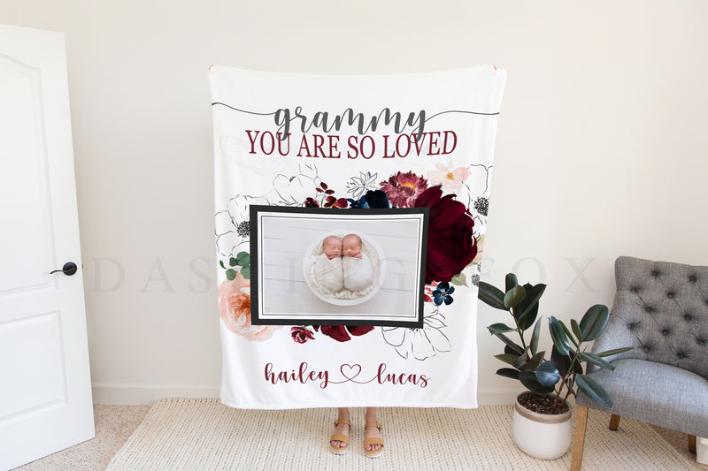 Personalized Photo Mom Blanket