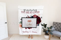 Personalized Photo Mom Blanket