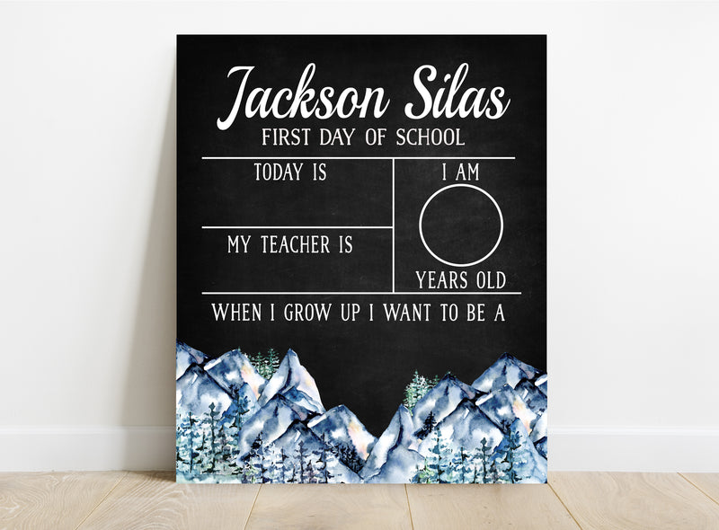 Personalized School Sign