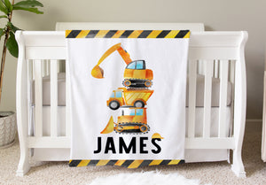 Personalized Construction Blanket