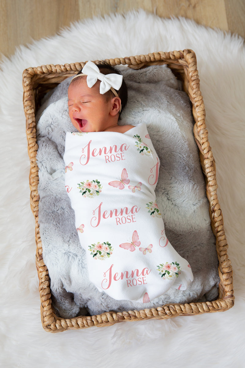 Cozy personalized baby plaid blanket - BABY DREAM – Nayliss