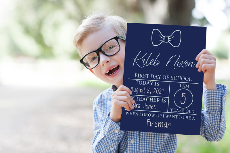 Personalized School Sign