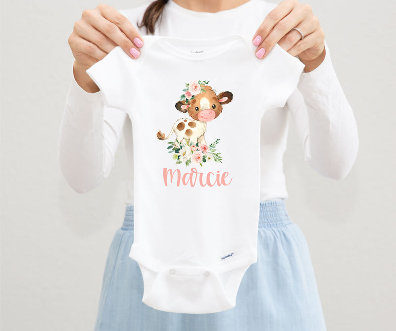 Personalized Cow Onesie® - Toddler Shirt