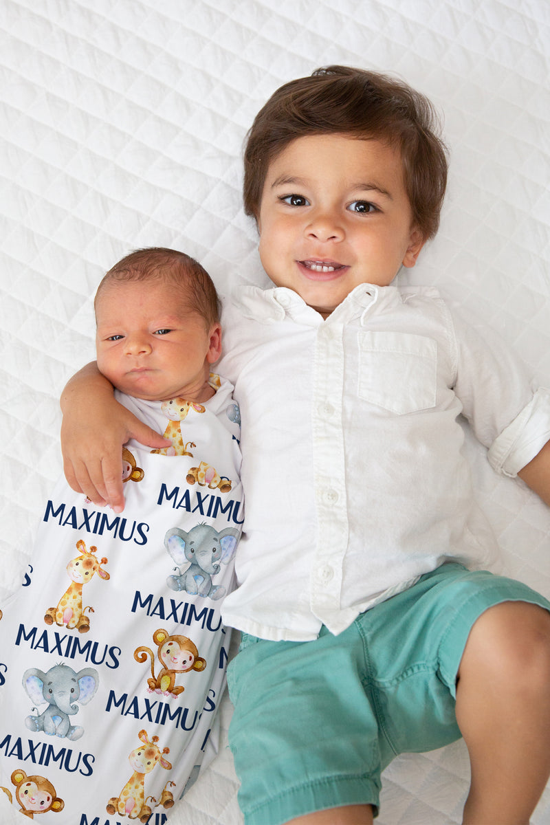 Personalized swaddle hot sale blanket groupon