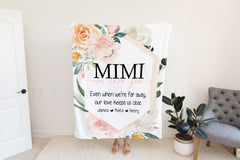 Floral Custom Quote Blanket