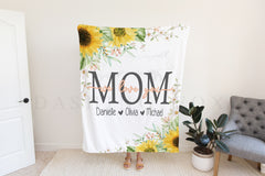 Sunflower Mom Blanket