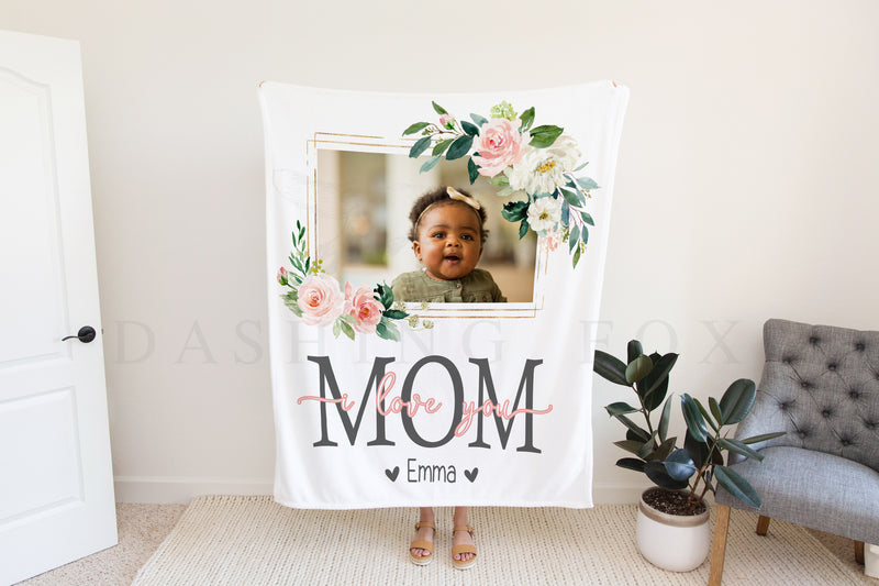 Blanket For Mom, Custom Photo Collage Blanket, Mothers Day Gift,  Personalized Blanket for Mom, Grandma Blanket, Gift For Mom, Mom Birthday
