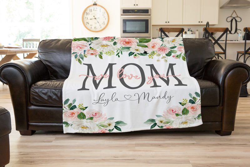 Personalized Mom Blanket