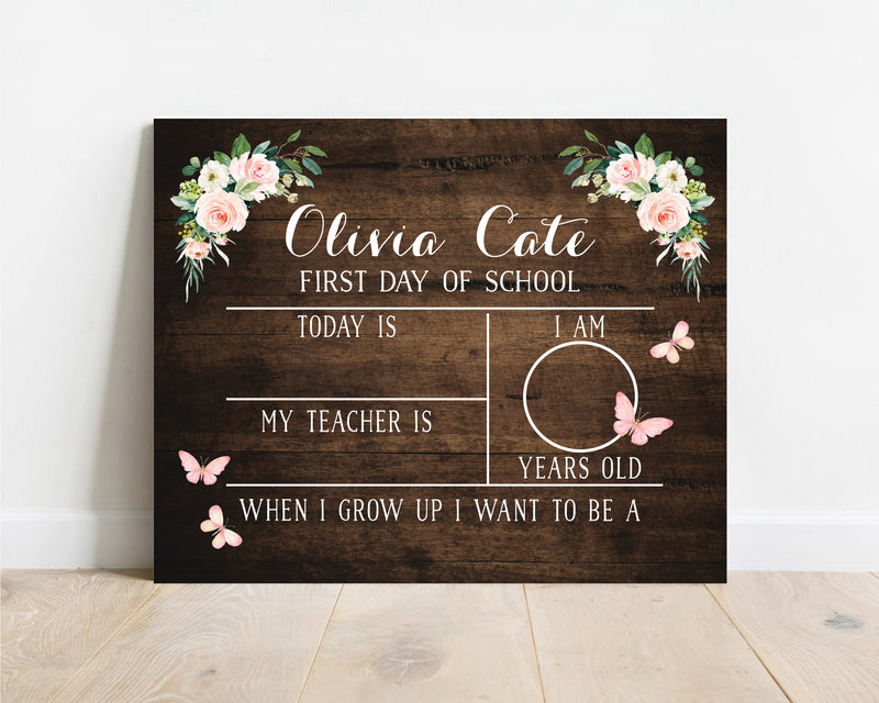 Personalized School Sign