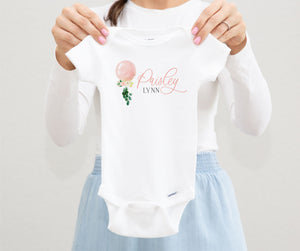 Balloon Personalized Baby Onesie® - Toddler Shirt
