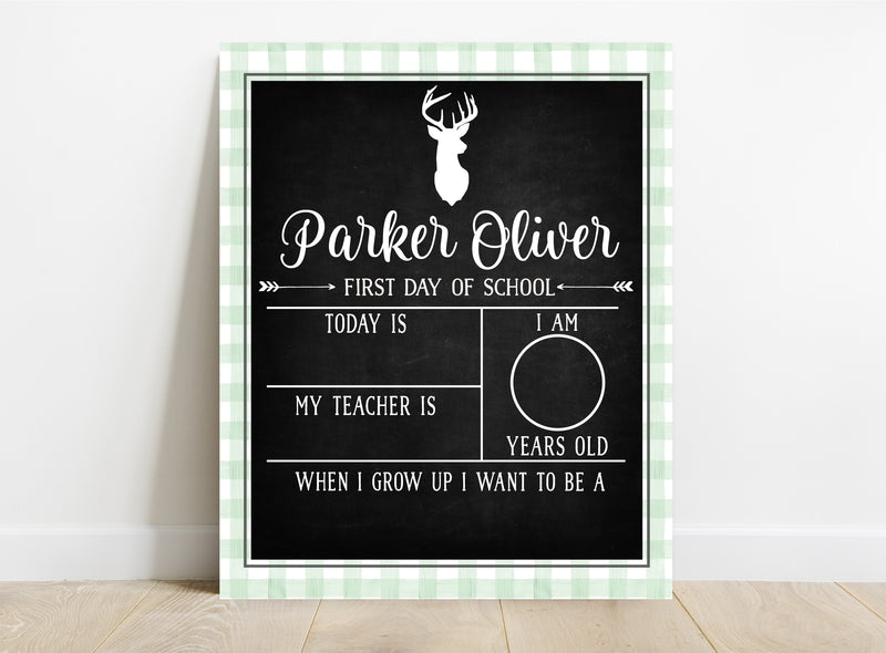 Personalized School Sign