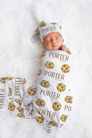 Personalized Cookie Swaddle - Blanket